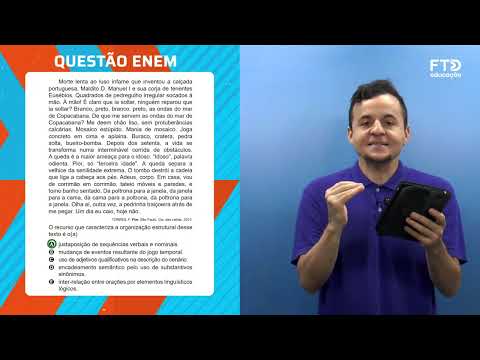 FTD Resolve – Enem 2022 | Linguagens – Questão 40 (prova rosa)