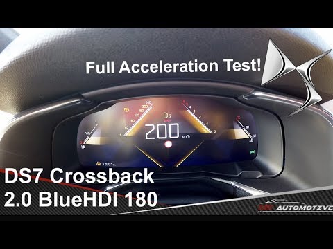 DS7 Crossback 2.0 BlueHDI 180 - Full Acceleration Test!