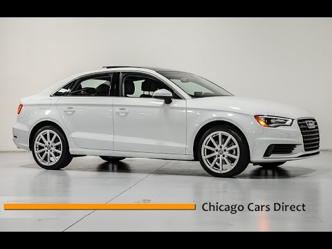 Chicago Cars Direct Reviews Presents a 2015 Audi A3 2.0T Quattro Premium Plus - WAUEFGFF1F1136873