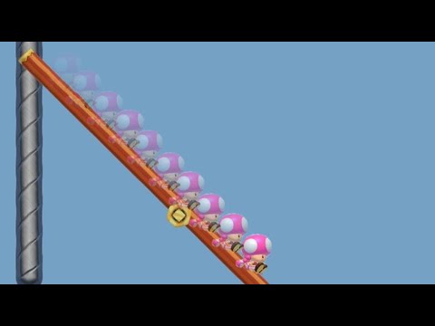 YOU CAN ACTUALLY SLIDE ON A SEESAW PLATFORM ! | Mario Maker 2