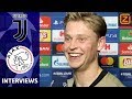 Frenkie de Jong: 'De tweede helft moeten we vaker scoren' | Juventus - Ajax | Interviews