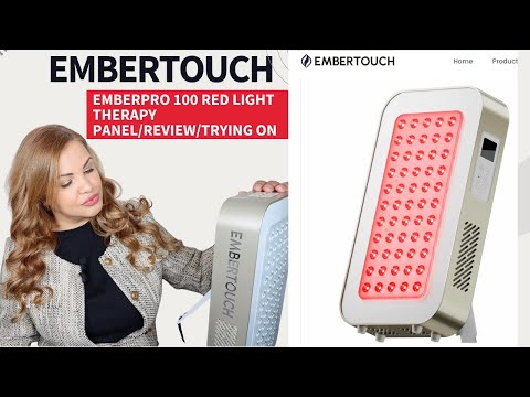 EmberTouch EmberPRO 100 Red Light Therapy Panel:Review:Trying on