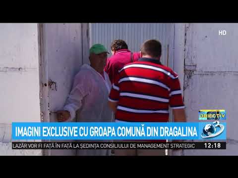 Imagini exclusive cu groapa comună din Dragalina