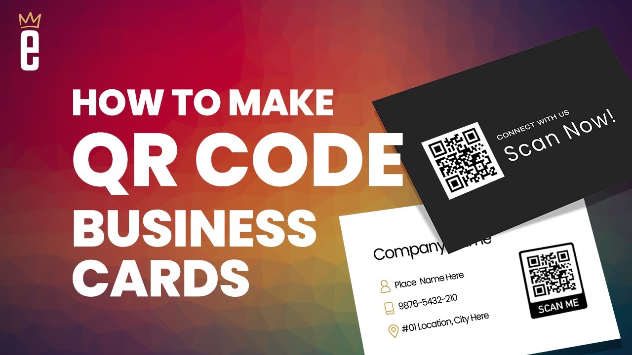 How to Create a QR Code for Business Cards that Shares Your vCard Contact Details