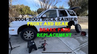 COMO CAMBIAR LOS FRENOS EN UNA BUICK RAINIER 2004 GMC ENVOY,CHEVY TRAIL BLAZER,OLDSMOBILE BRAVADA