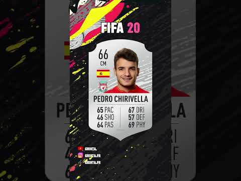 L'évolution FIFA de Pedro Chirivella !