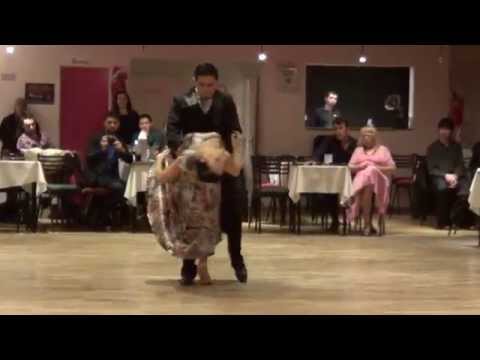 Diego Quispe & Marina Alcalde Tango "Para Dos" Osvaldo Pugliese - Obelisco Tango (29-07-15) 2/3