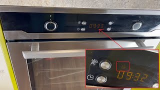 How to UNLOCK Blomberg Oven Key & Child LOCK
