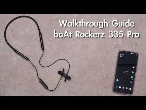 Boat rockerz 335 bluetooth wireless headset, 20 hours, mobil...