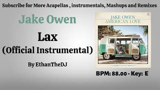 Jake Owen - Lax (Official Instrumental)