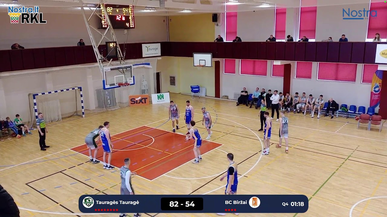 Nostra.lt-RKL A diviziono atkrintamųjų rungtynės: Tauragės Tauragė - BC Biržai