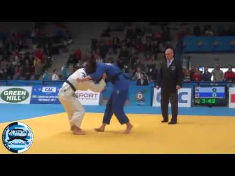 European Judo Open Women Oberwart 2013 Semifinal -63kg TANAKA Miki (JPN) - UNTERWURZACHER (AUT)