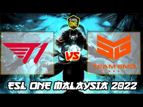 GAME 1 T1 vs TEAM SMG ESL ONE MALAYSIA 2022 DOTA 2 HIGHLIGHTS