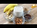 Dry Fruit Juice | Dry Fruit Milk Shake | Banana Dry Fruit Milkshake | High Protein Shake