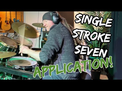 Single Stroke Seven Application | Drum Lesson