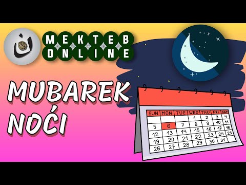 MUBAREK NOĆI - 20. epizoda | MEKTEB ONLINE 2. razred