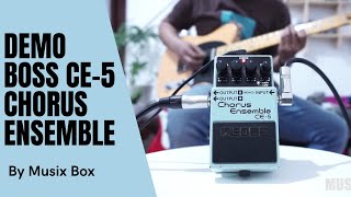 Video thumbnail for REVIEW BOSS CE-5 CHORUS ENSEMBLE PEDAL - MUSIX BOX DEMO by Musix Box