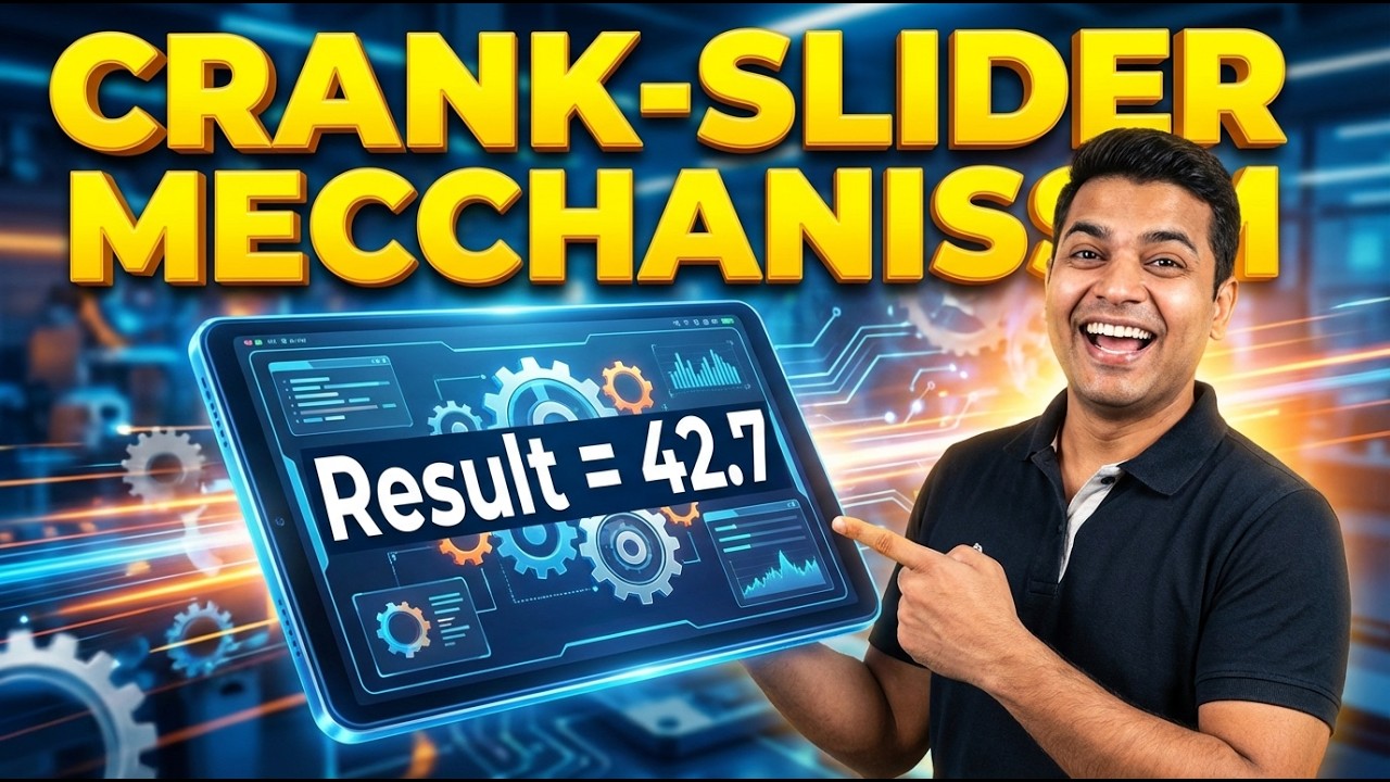 Crank-Slider Mechanism Calculator