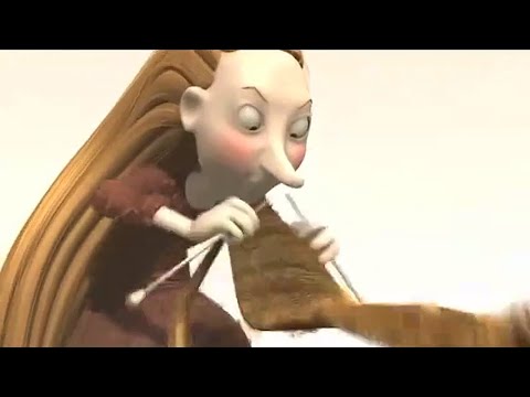 女子用养了20年的头发织围巾，围巾越来越重，她差点被拉下悬崖！