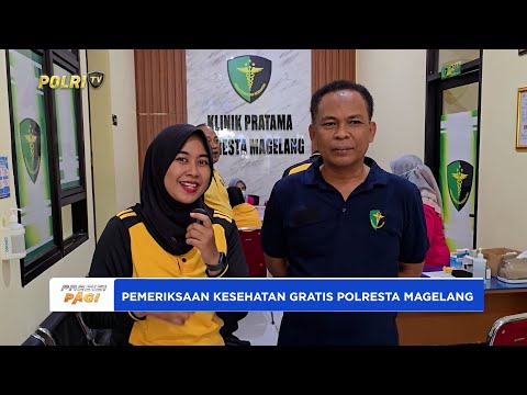 POLRESTA MAGELANG GELAR PEMERIKSAAN GRATIS RAMAI DIIKUTI PERSONEL DAN UMUM