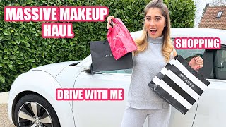 MASSIVE MAKEUP HAUL FOR LA MUSIC TRIP! (FT my current playlist) | Rosie McClelland