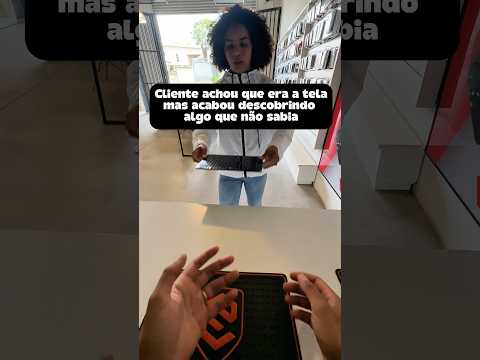 Cliente achou q eu teria que trocar a tela quebrada do tablet s6 lite mas era apenas o vidro