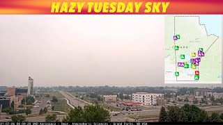 Hazy Tuesday Sky