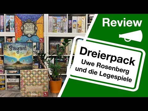 #Dreierpack - Rosenberg Legespiele | Nova Luna | Sagani | Framework (Edition Spielwiese / Skellig)