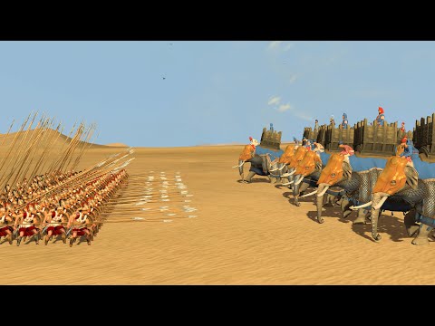 EVERY BAKTRIA UNIT CHARGING a PHALANX WALL - Total War ROME 2