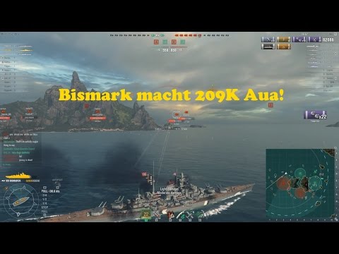 Bismark macht 209K Aua!
