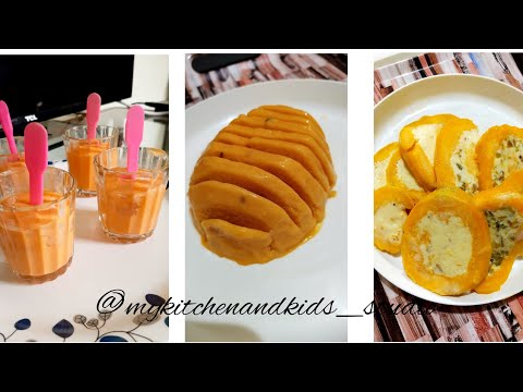 Homemade Mango Rabdi Ice-cream - 3 Styles !!