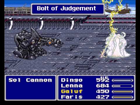 Let's Play Final Fantasy V: 30 - Vs. Sol Cannon