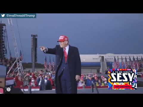 Trump dancing *a yo me siento sesy