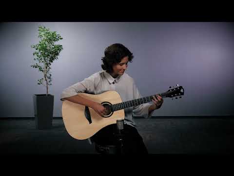 Демонстрация звучания акустической гитары Rockdale Maverick D1 