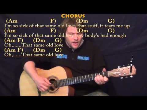 Same Old Love (Selena Gomez) Fingerstyle Guitar Cover Lesson in Am with Chords/Lyrics