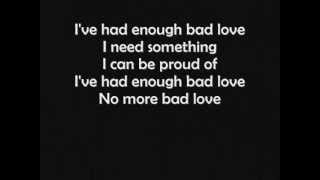 Eric Clapton - Bad Love (LYRICS)
