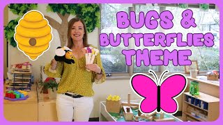 Toddler and Preschool Bugs & Butterflies Theme Activities