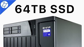 INSANE 64TB SSD + Giveaway! (QNAP TVS-1282T3 NAS)