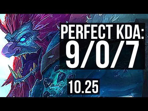 TRUNDLE vs KHA'ZIX (JUNGLE) | 9/0/7, Legendary | EUW Grandmaster | v10.25