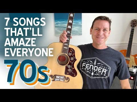 7 FAST Guitar Lessons! 1970s Classic Rock Hits Everyone Knows
