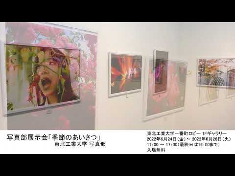 写真部展示会「季節のあいさつ」
