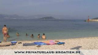 preview picture of video 'Strand in Slatine auf der Insel Ciovo'