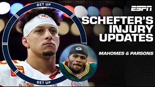 Schefter's update on Patrick Mahomes' and Micah Parsons’ timetables to return from injury 🚨 | Get Up