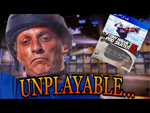 Tony Hawk's Pro Skater 5 is UNPLAYABLE...