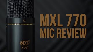 Video thumbnail for MXL 770 Condenser Microphone Review / Test by Audio Hotline