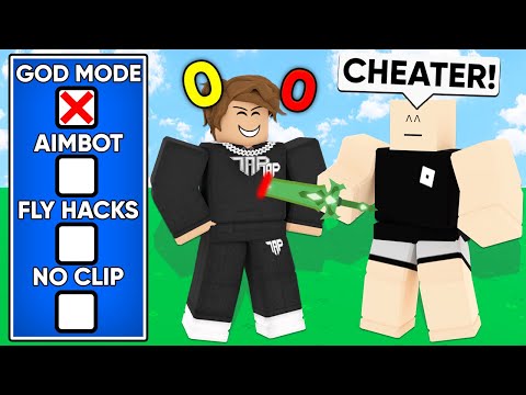 I Pretended to HACK, While Playing with A DEV.. (Roblox Bedwars)