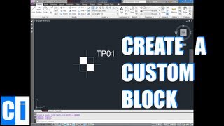 AutoCAD How to Create a Block - Custom Block Tutorial