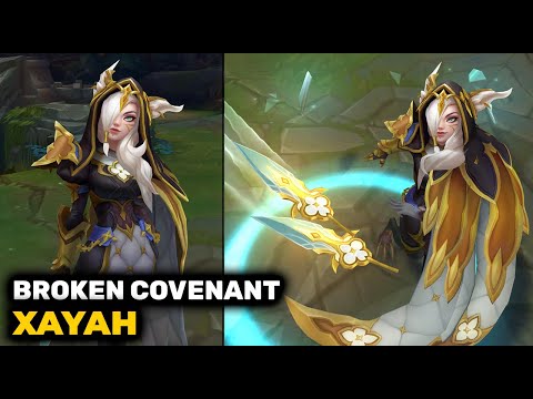 Broken Covenant Xayah Skin Preview | League of Legends