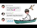 BTS TEXTS ► the one with the SaVagE dUcK