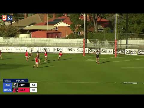Rd 11 Hostplus SANFL Snapshot - Port's Xavier Duursma pounces, dodges & dribbles through